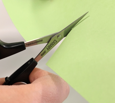 CANARY Small Paper Craft Art Detail Scissors Non-Stick Fluorine